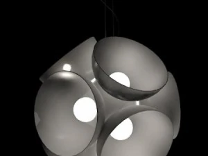 ceiling lamp cryon by mapelli 3D Model