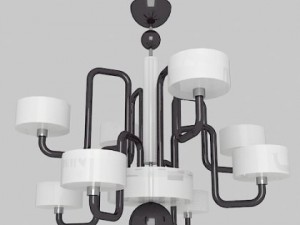 ceiling lamp guggenheim by panzeri Modello 3D