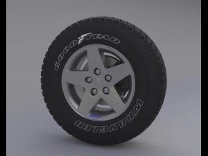 ruota fuoristrada Goodyear-Wrangler Modello 3D