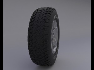 off road wheel goodyear-wrangler 3D Model