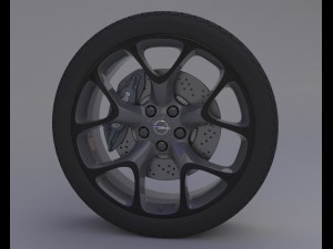 opel insignia wheel Modèle 3D