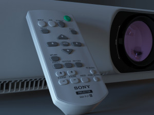 sony projector 3D-Modell