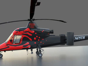 Elicottero Kaman K-Max Modello 3D