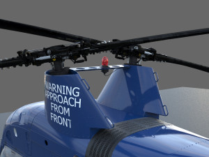 kaman k-max helicopter 3D-Modell