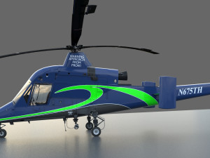 kaman k-max helicopter 3D-Modell