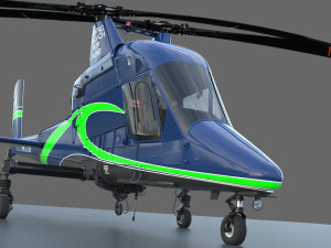 kaman k-max helicopter 3D-Modell