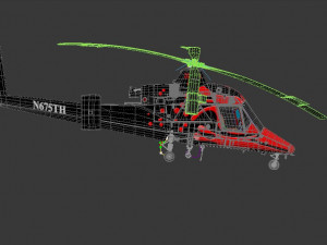 kaman k-max helicopter 3D-Modell