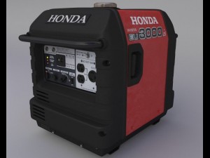 honda generator eu3000is 3D Model