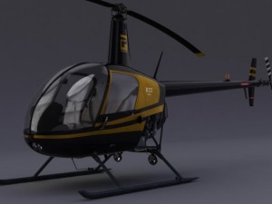 robinson r22 Modelo 3D