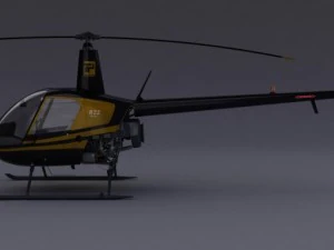 robinson r22 Modello 3D