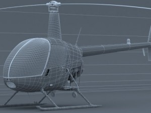 robinson r22 Modelo 3D