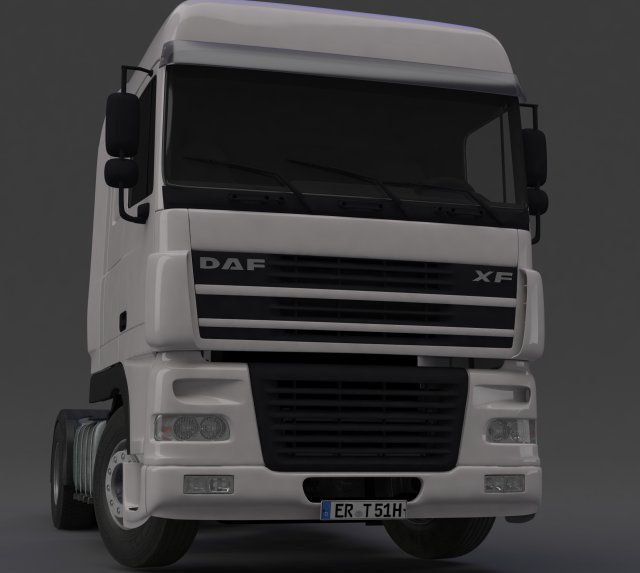 dafxf truck Modelo 3D .c4d .max .obj .3ds .fbx .stl .blend 