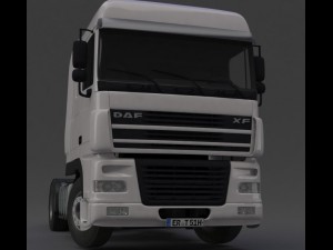 dafxf truck Modèle 3D