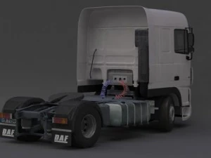 caminh&atilde;o daf xf Modelo 3D