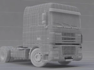 caminh&atilde;o daf xf Modelo 3D