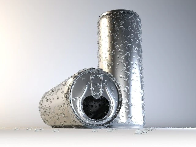 can with droplets 3D Model .c4d .max .obj .3ds .fbx .stl .blend 