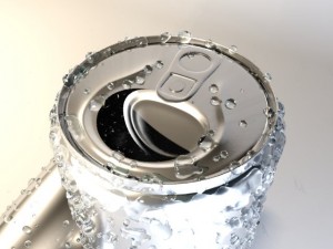 can with droplets 3D Model