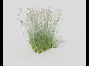 low poly grass 3D Model