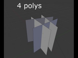 low poly grass 3Dモデル
