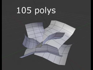 low poly plant 3D Model