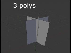 low poly shrub 3D Model