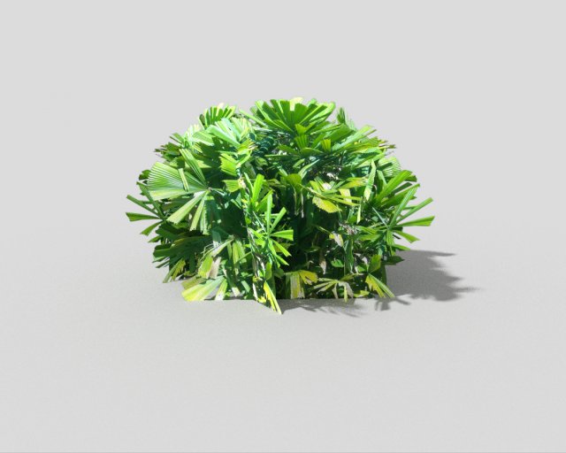 low poly shrub Model 3D .c4d .max .obj .3ds .fbx .stl .blend 