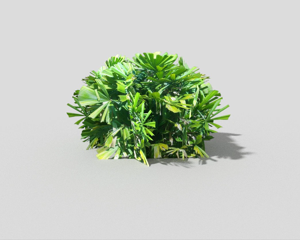 low poly shrub 3D Model .c4d .max .obj .3ds .fbx .stl .blend 