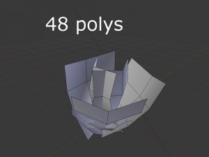 low poly plant Model 3D