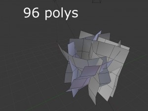 low poly shrub 3D Model