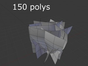 low poly shrub 3D Model