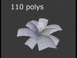 low poly fern 3D Model