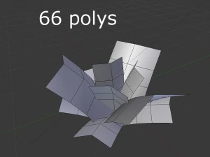 low poly plant 3D Model