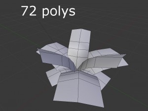 low poly plant Modèle 3D