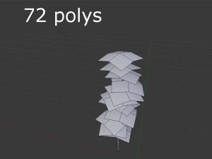 low poly plant 3D Model