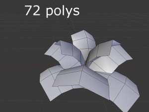 low poly plant Model 3D