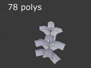 planta de baixo poli Modelo 3D