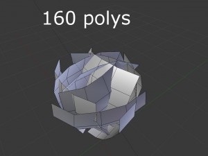 low poly shrub 3D Model