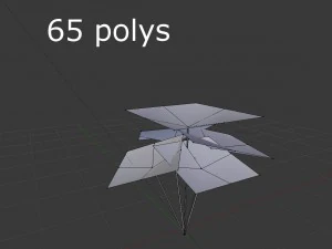 low poly plant 3D Model