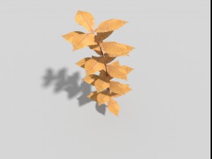 low poly plant 3D 모델