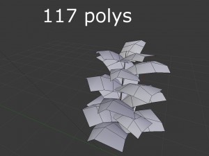 low poly plant 3D मॉडल