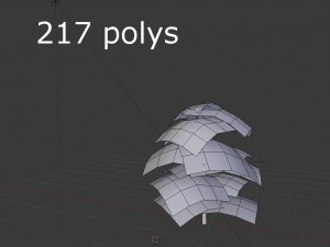 low poly shrub 3D Model