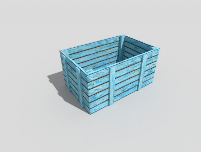 low poly wooden crate 3D मॉडल .c4d .max .obj .3ds .fbx .stl .blend 