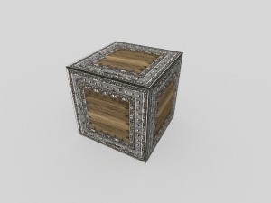 metal crate 3D 모델