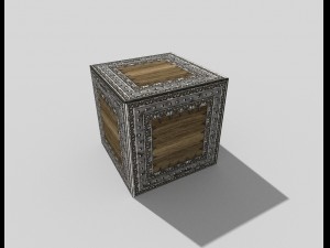 metal crate 3D 모델