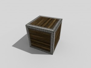 metal crate Model 3D