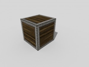 metal crate Model 3D