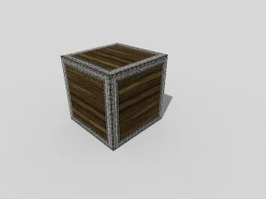metal crate 3D Model