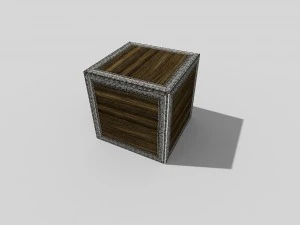 metal crate 3D Model