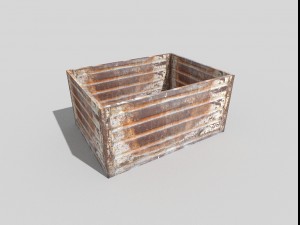metal crate 3D Model