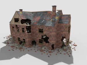 damaged house 3D Model